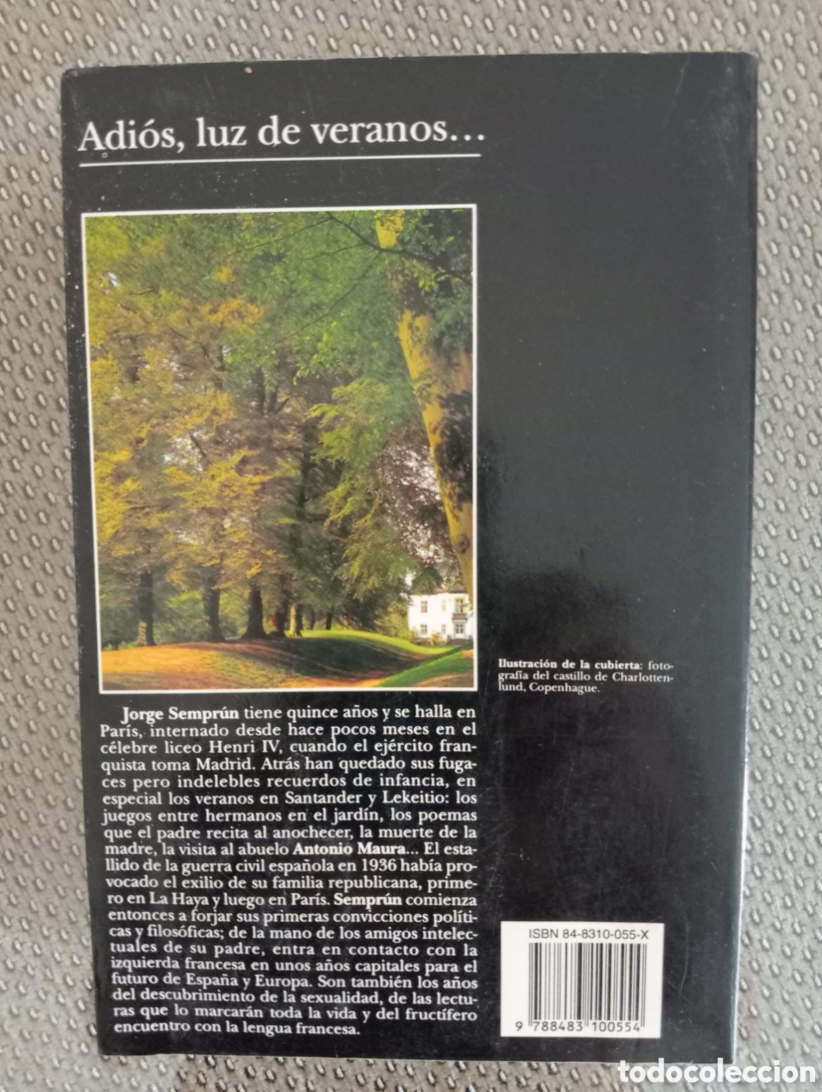 Libros de segunda mano: Adi&oacute;s, luz de veranos... / Jorge Sempr&uacute;n - Foto 3