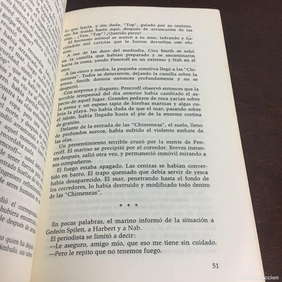 Libros de segunda mano: La isla misteriosa, de Julio Verne. REF: 1238 - Foto 3