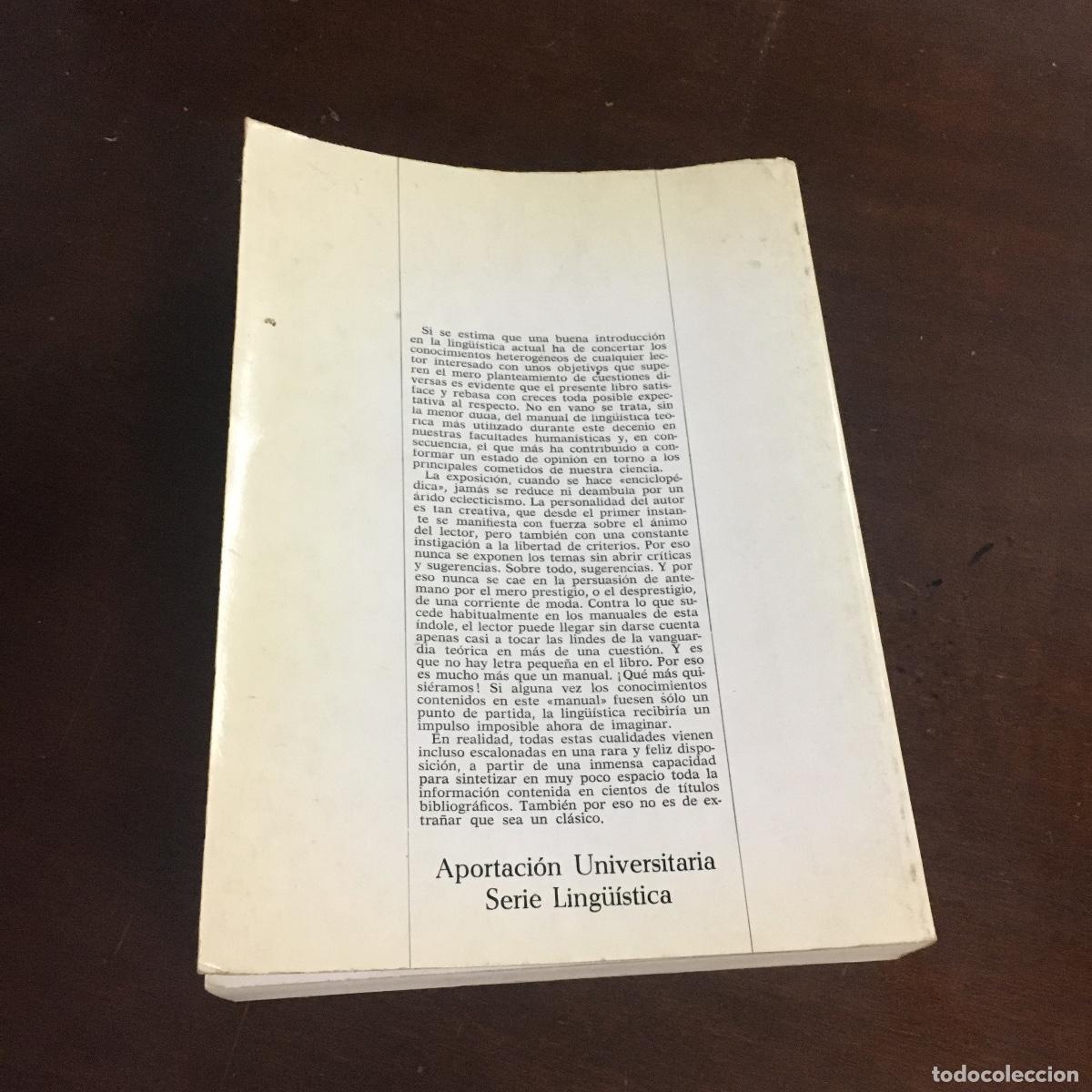 Libros de segunda mano: Introducci&oacute;n en la lingu&iacute;stica te&oacute;rica.- Lyons, John REF: 1285 - Foto 4