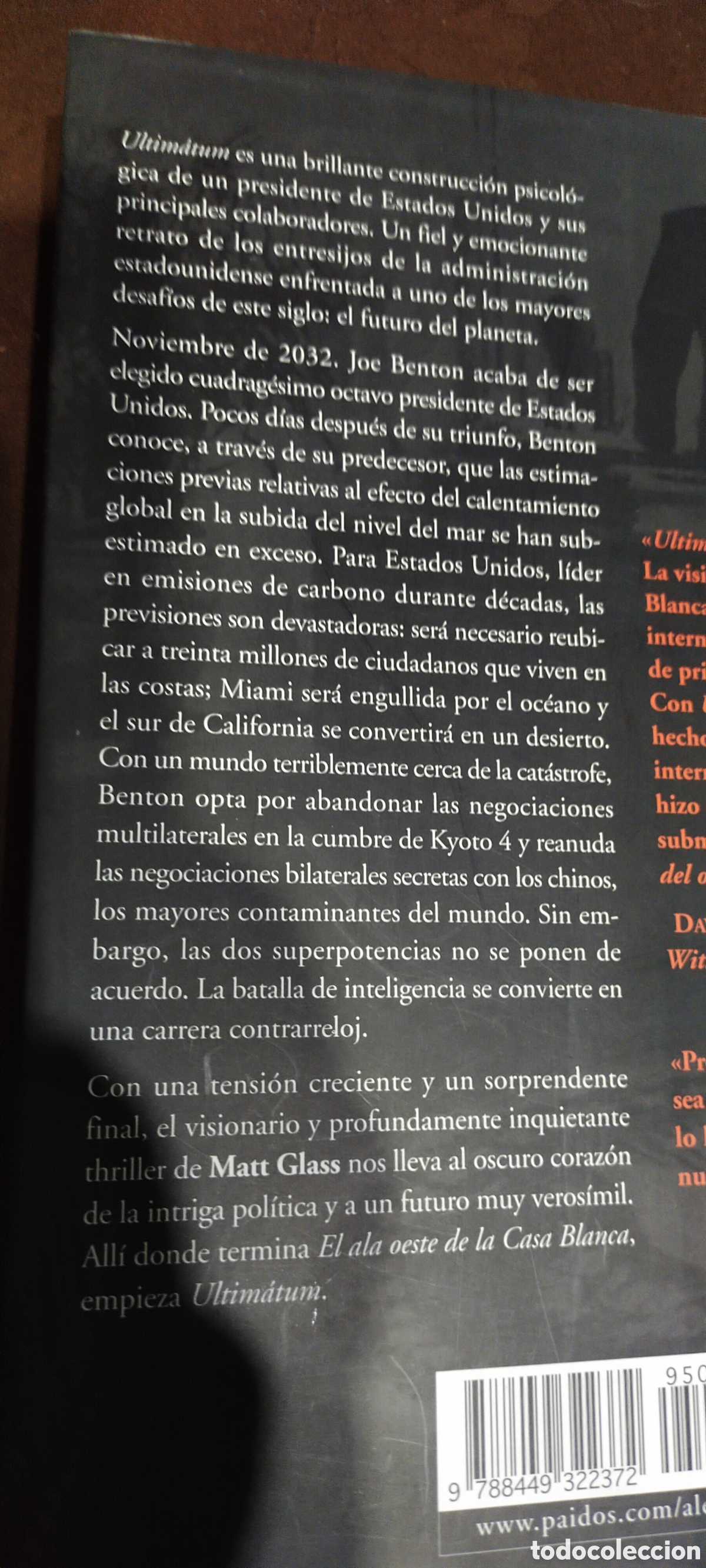 Libros de segunda mano: Ultim&aacute;tum Matt glass - Foto 2
