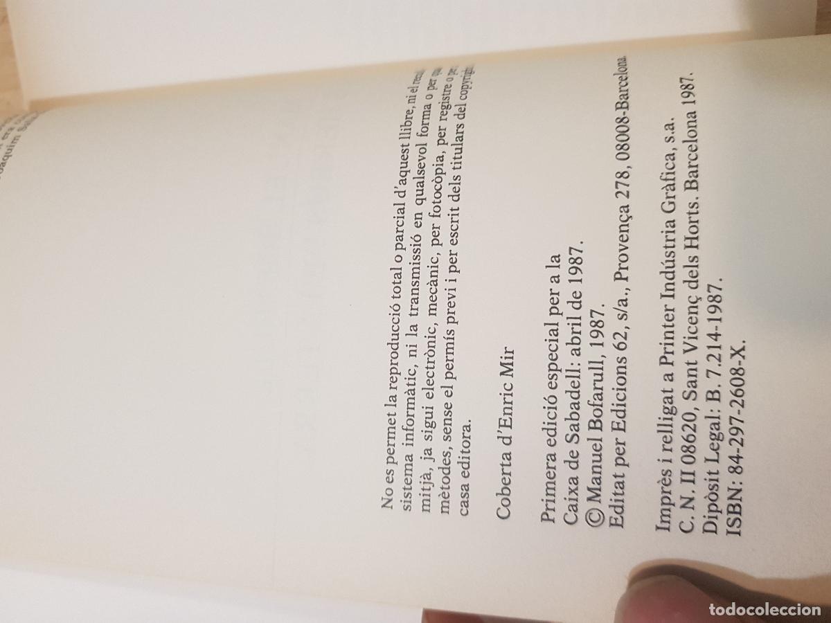 Libros de segunda mano: Els hereus de la terra - Manuel Bofarull - Foto 3