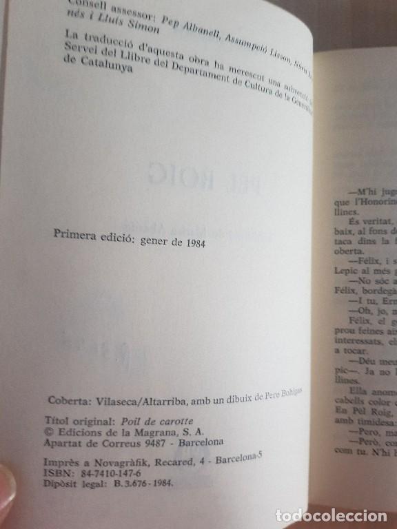 Libros de segunda mano: P&egrave;l roig - Jules Renard - Foto 3