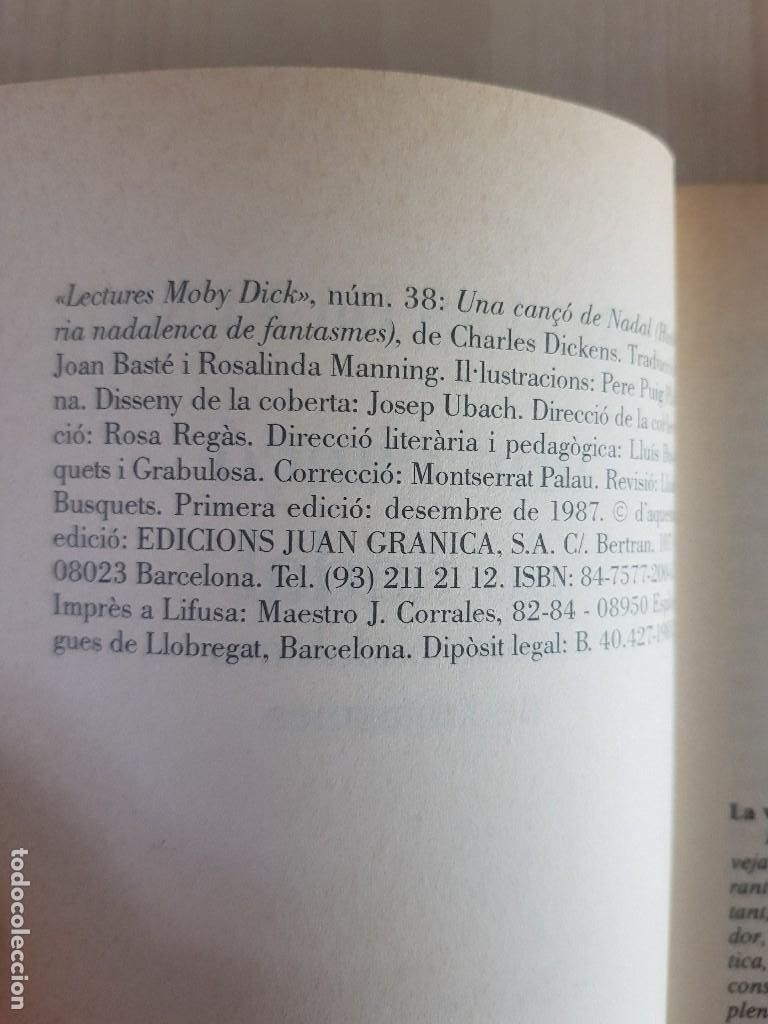 Libros de segunda mano: Una can&ccedil;o de nadal - Charles Dickens - Foto 3