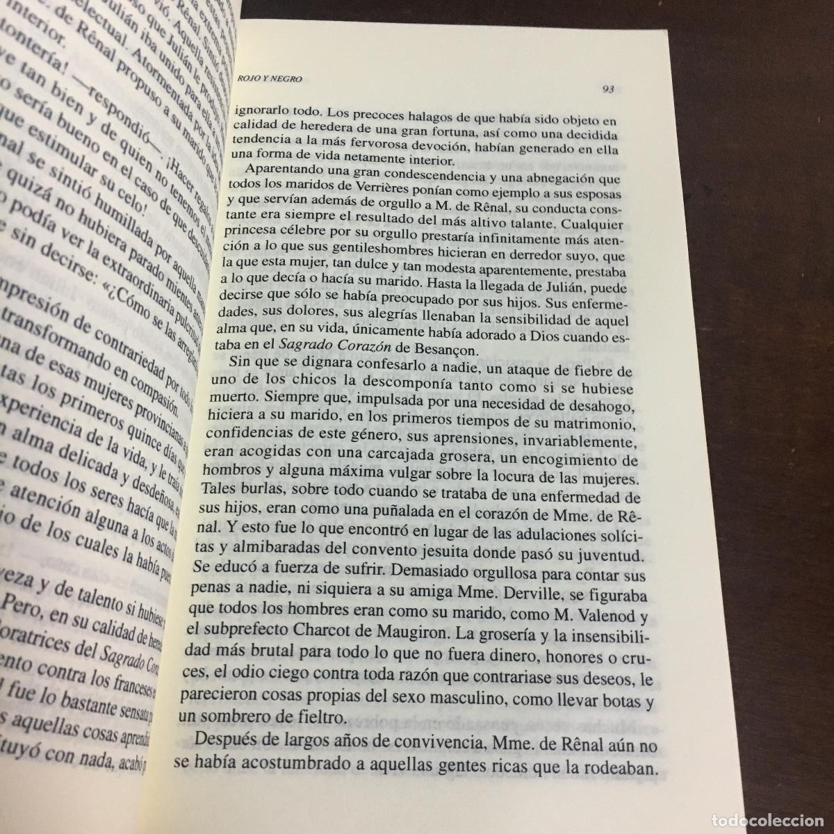 Libros de segunda mano: Rojo y negro - Stendhal REF: 1339 - Foto 2