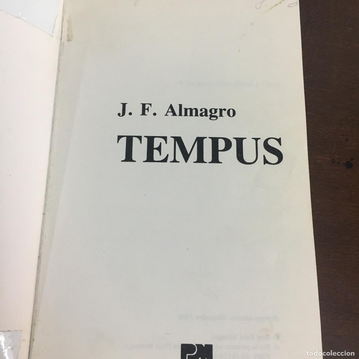 Libros de segunda mano: Tempus - Almagro, J. F. REF: 1370 - Foto 2