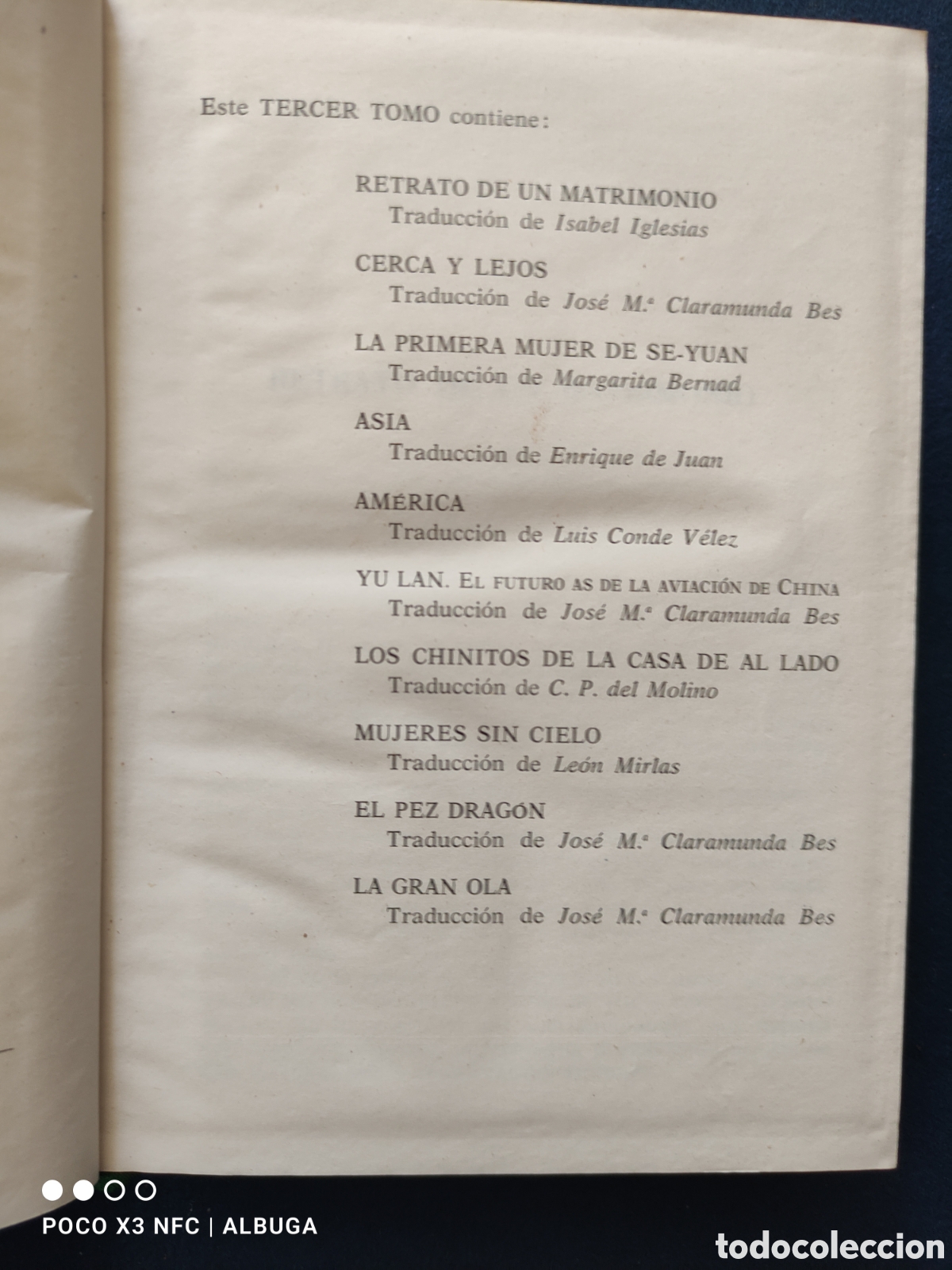 Libros de segunda mano: Pearl S. Buck. Tomos 3 y 4 - Foto 3