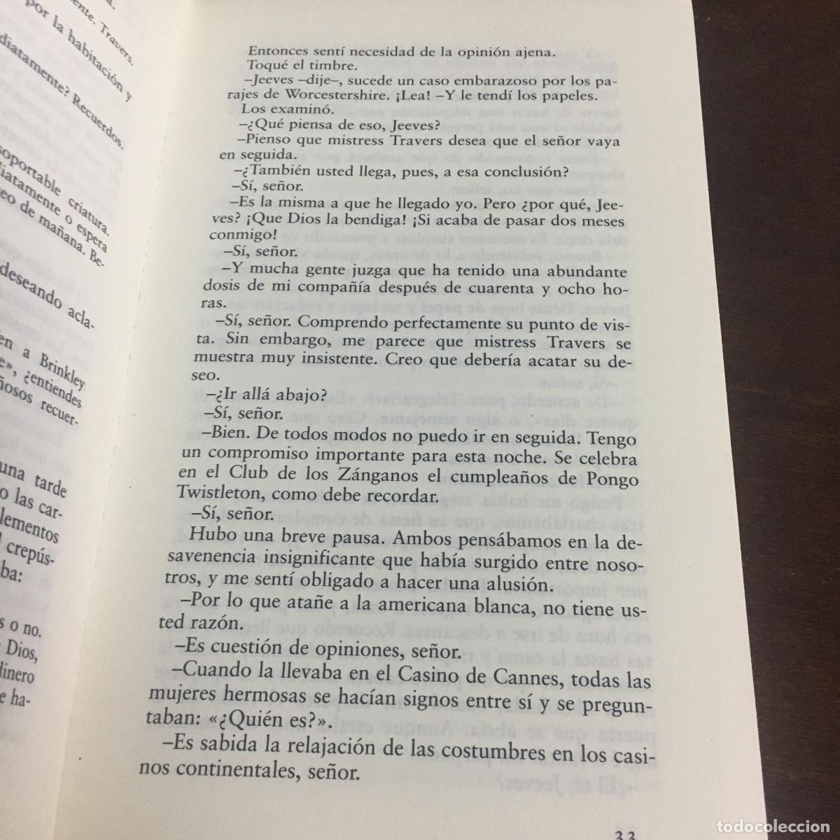 Libros de segunda mano: DE ACUERDO, JEEVES / P. G. WODEHOUSE REF: 1402 - Foto 3