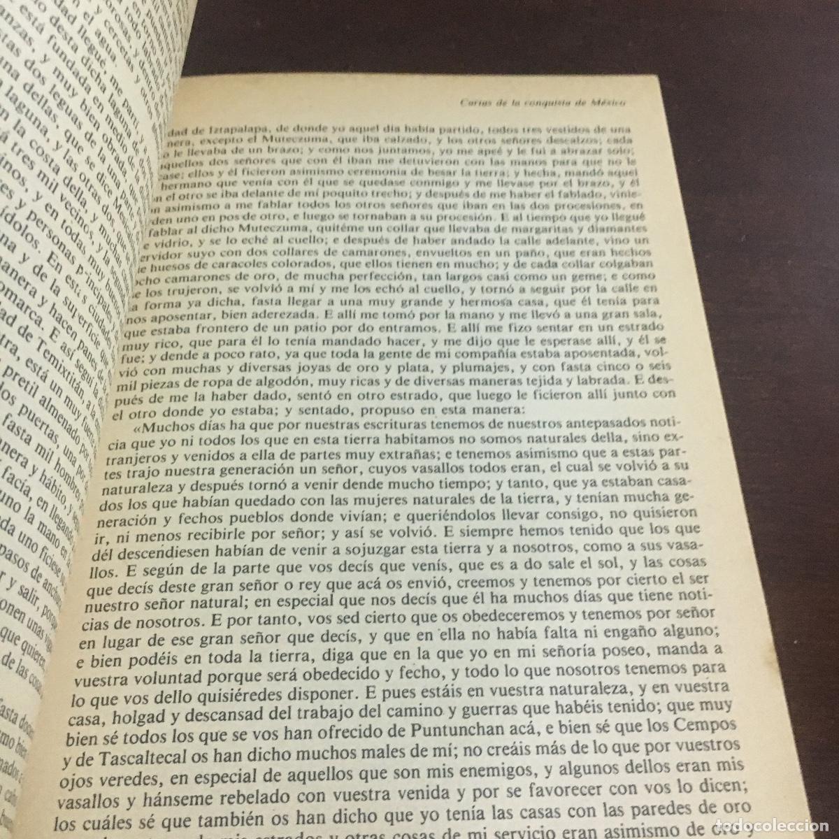 Libros de segunda mano: HERN&Aacute;N CORT&Eacute;S Cartas de la conquista de M&eacute;xico REF: 1454 - Foto 2