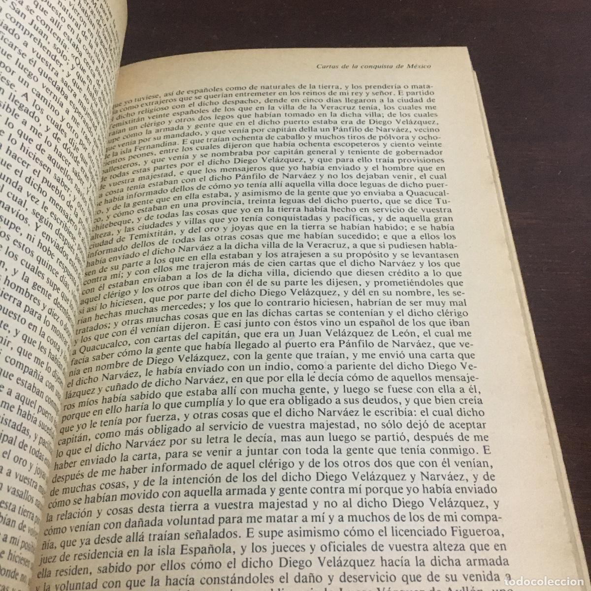 Libros de segunda mano: HERN&Aacute;N CORT&Eacute;S Cartas de la conquista de M&eacute;xico REF: 1454 - Foto 3