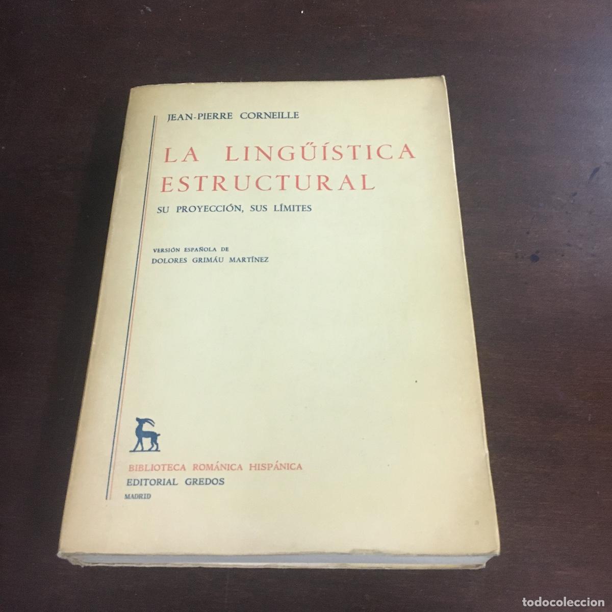 Libros de segunda mano: Linguistica estructural- JEAN-PIERRE CORNEILLE REF: 1456 - Foto 1