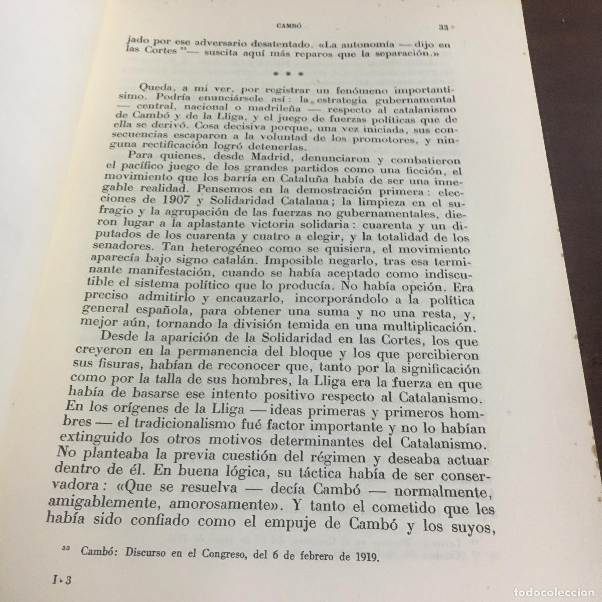 Libros de segunda mano: CAMB&Oacute;, Jes&uacute;s Pab&oacute;n REF: 1459 - Foto 2