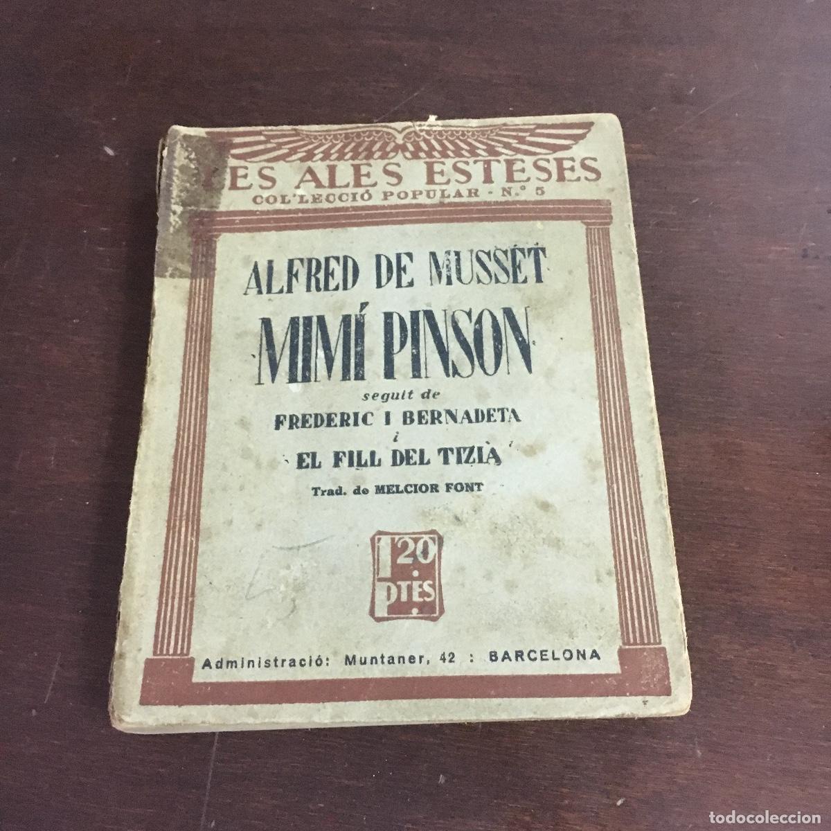 Libros de segunda mano: Alfredo de Musset - Mimi Pinson REF: 1485 - Foto 1
