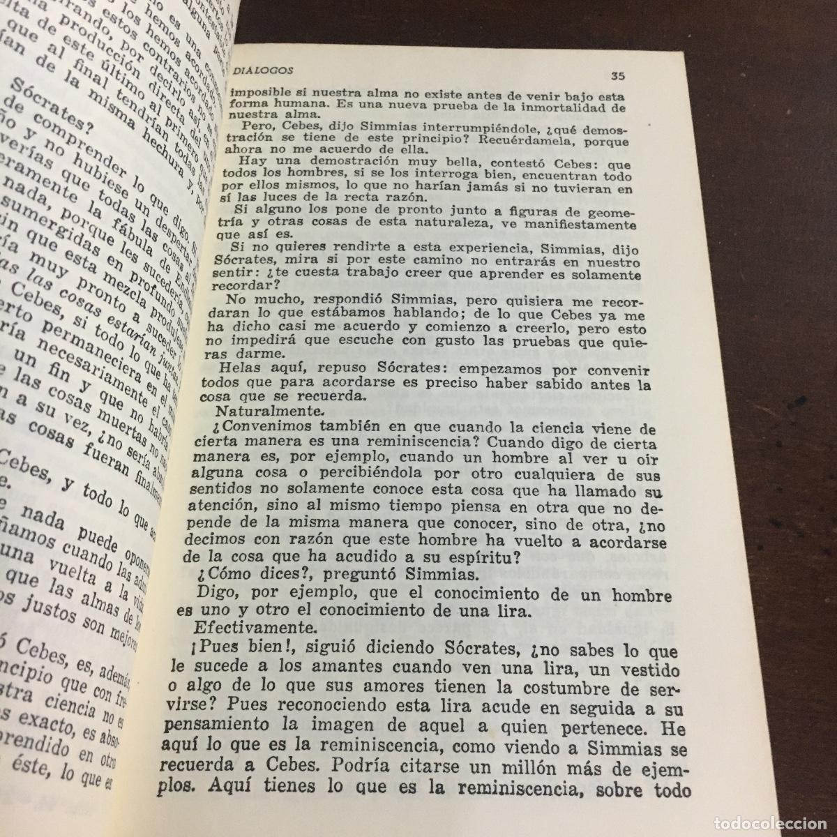 Libros de segunda mano: Plat&oacute;n. Di&aacute;logos. REF: 1551 - Foto 2