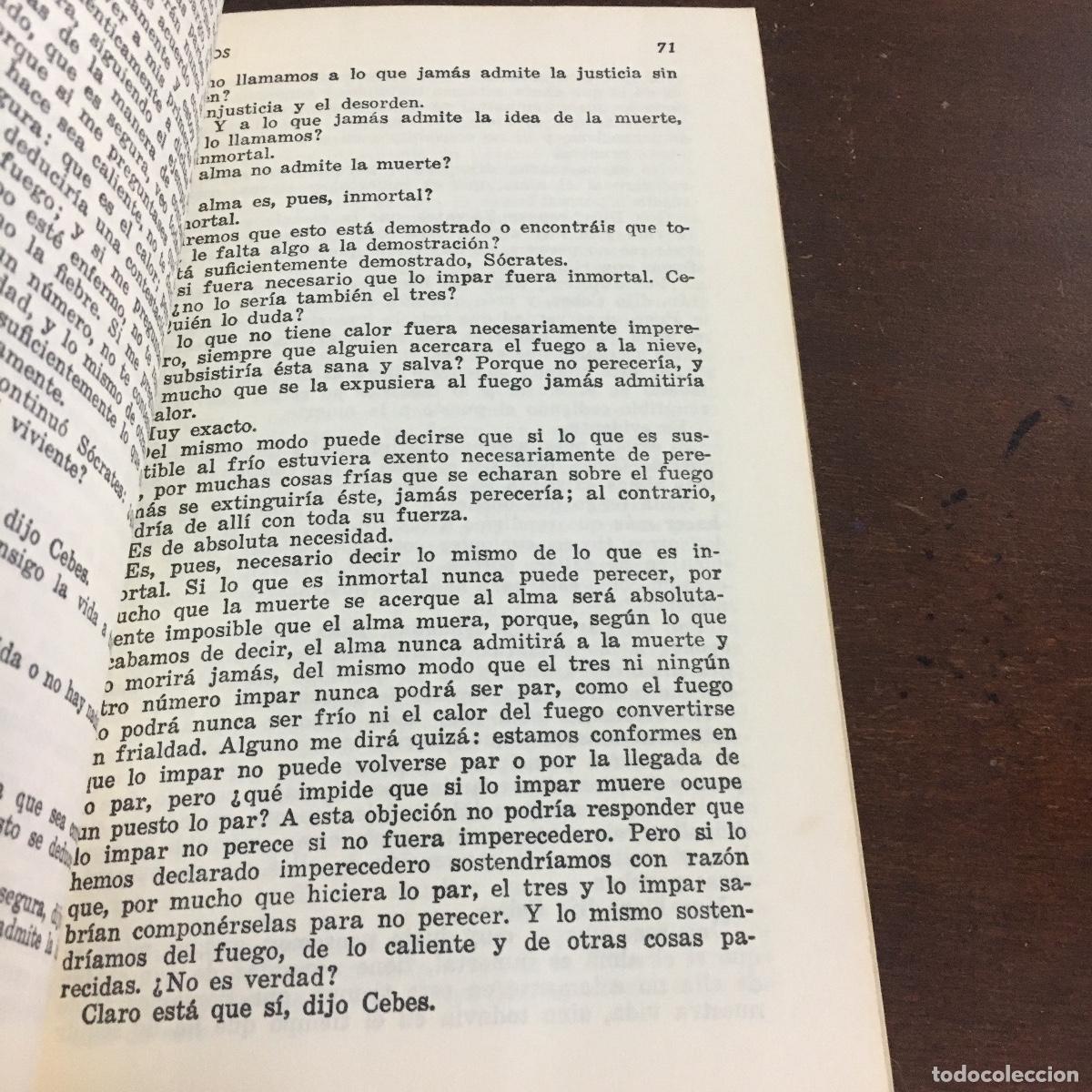 Libros de segunda mano: Plat&oacute;n. Di&aacute;logos. REF: 1551 - Foto 3
