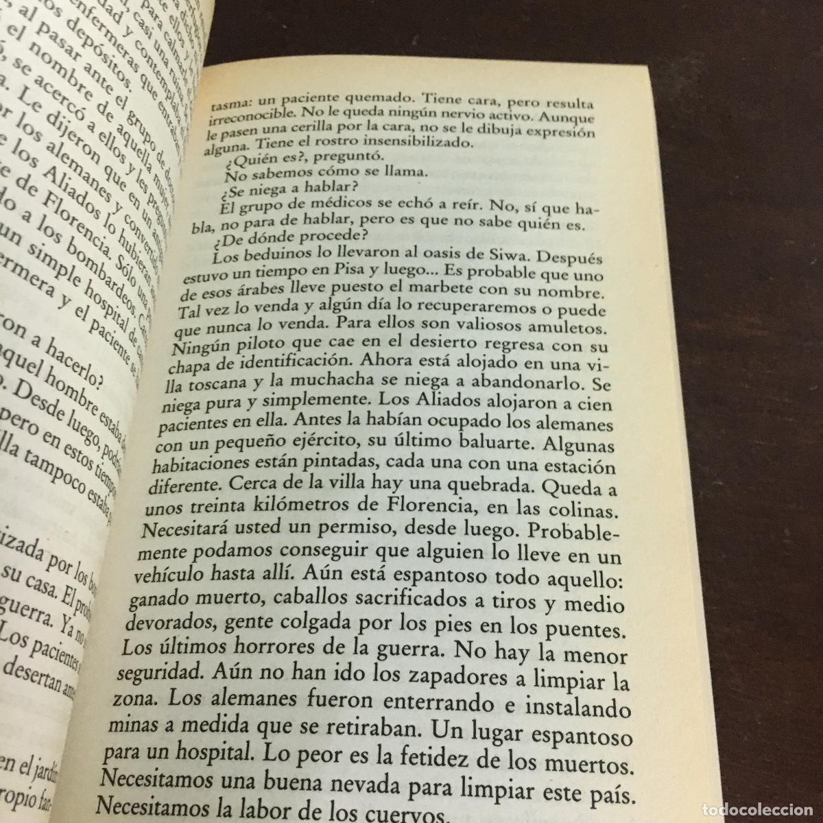 Libros de segunda mano: EL PACIENTE INGLES - MICHAEL ONDAATJE REF: 1563 - Foto 2
