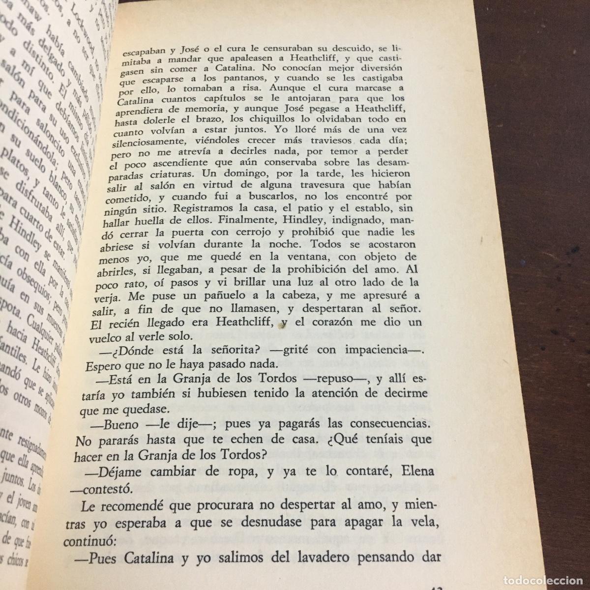 Libros de segunda mano: CUMBRES BORRASCOSAS - BRONT&Euml;, EMILY REF: 1579 - Foto 3