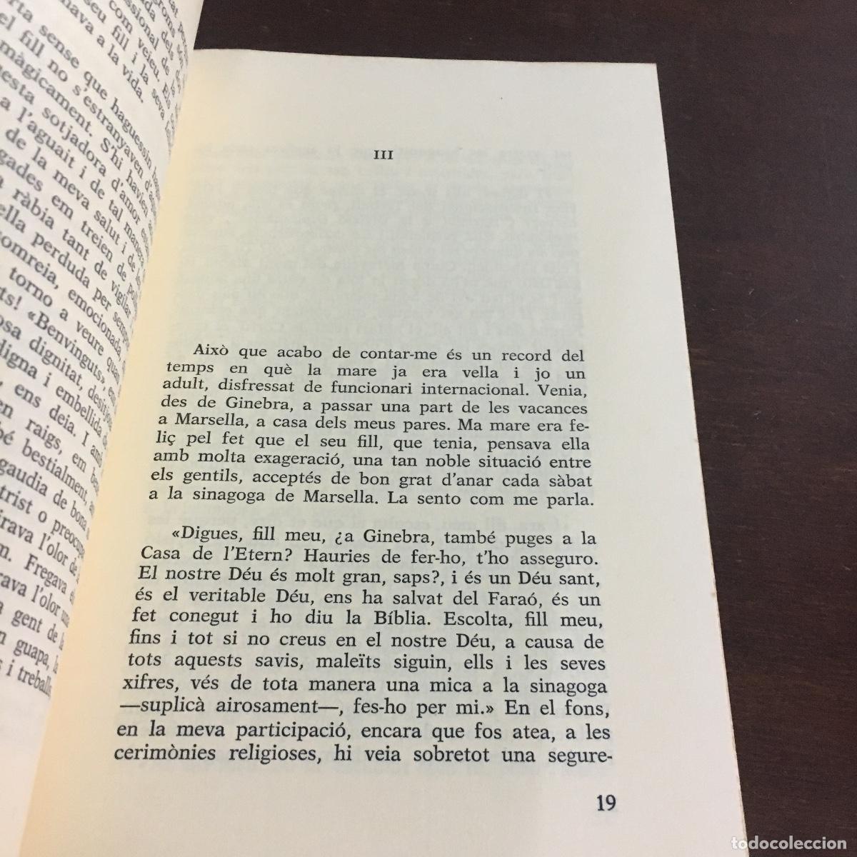 Libros de segunda mano: ALBERT COHEN - EL LLIBRE DE LA MARE REF: 1586 - Foto 2