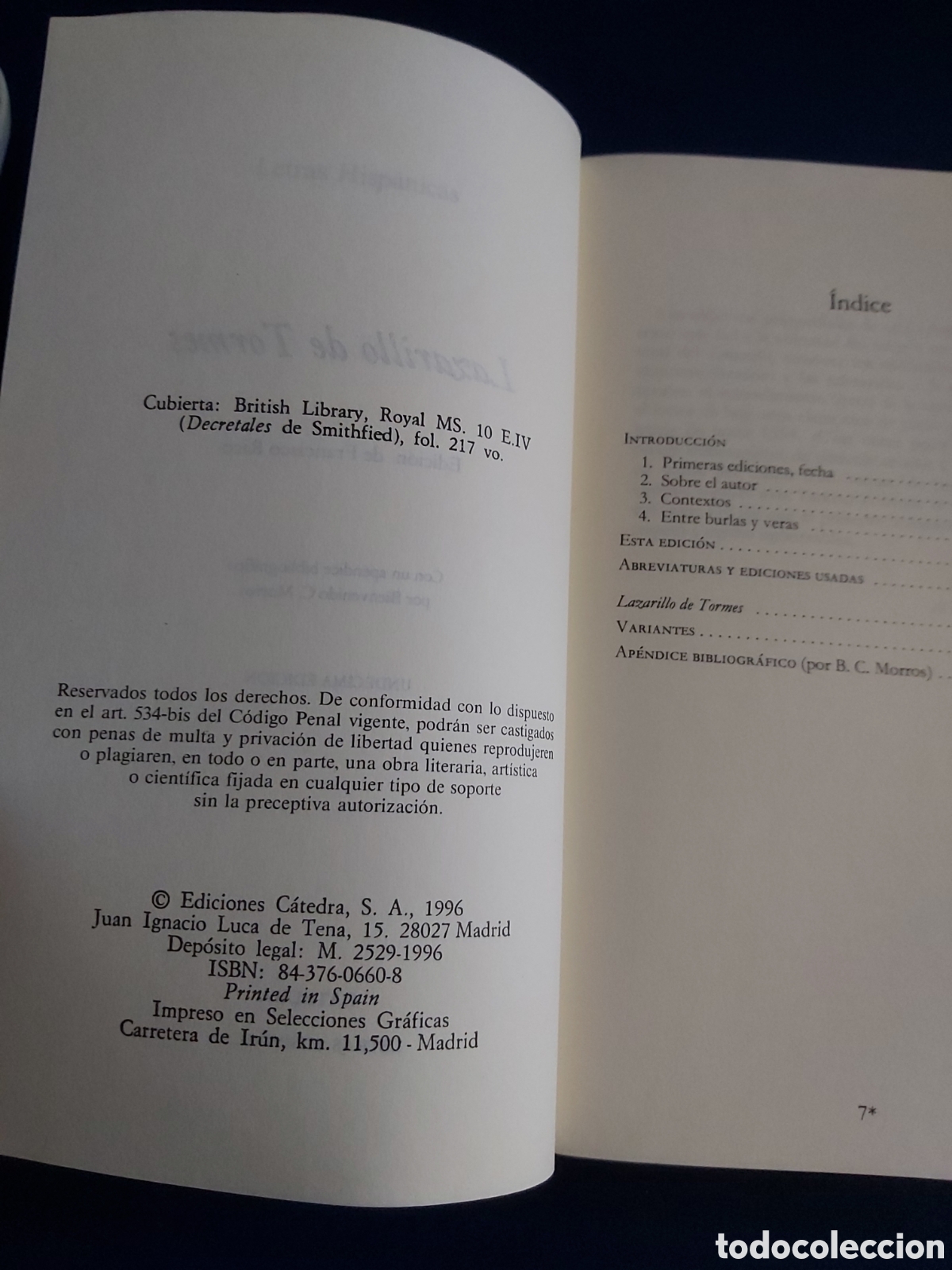 Libros de segunda mano: LAZARILLO DE TORMES # CATEDRA 1996 - Foto 2