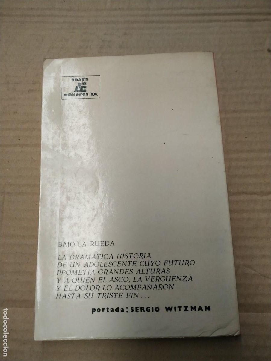 Libros de segunda mano: Bajo la rueda - Hermann Hesse - Foto 2