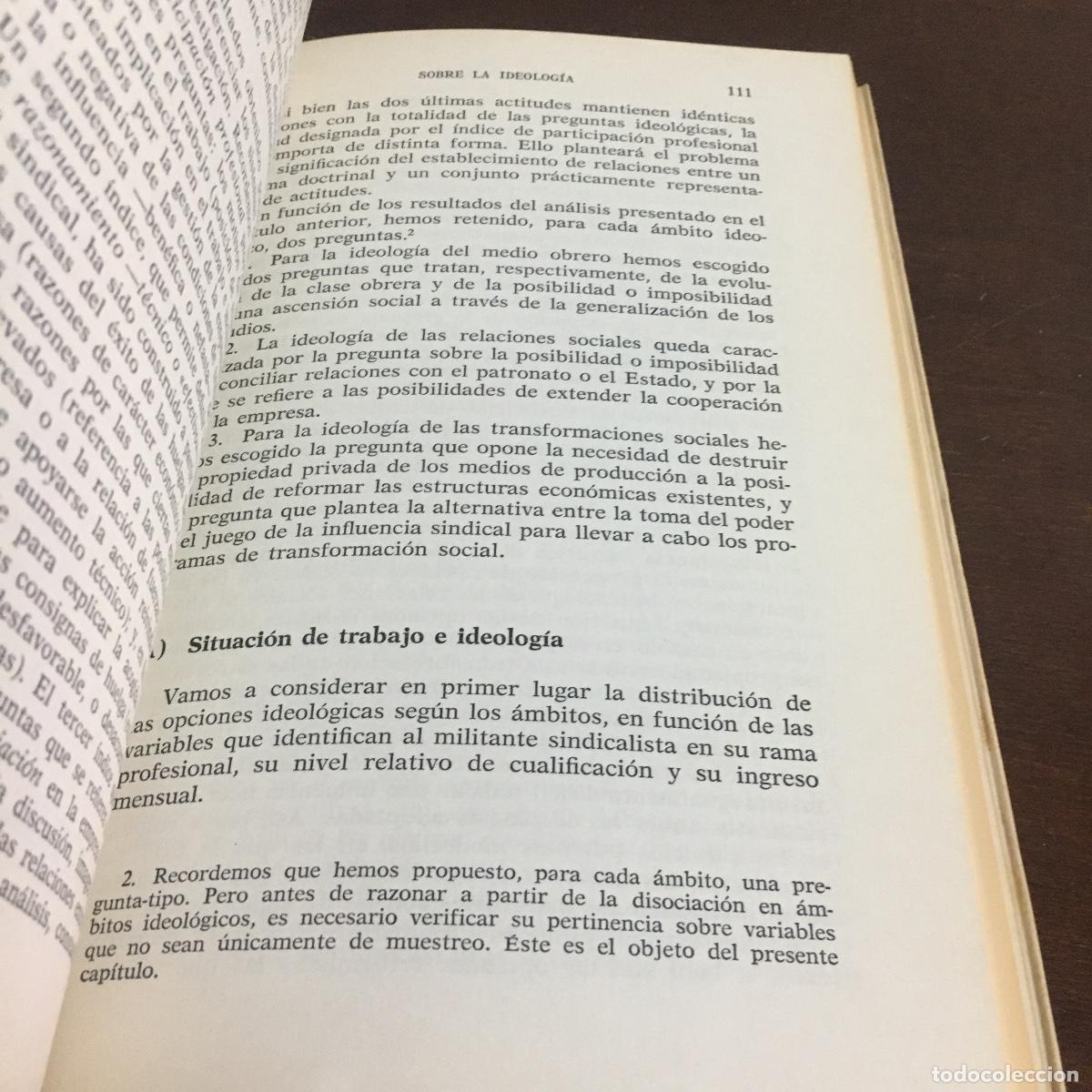 Libros de segunda mano: SOBRE LA IDEOLOGIA- DANIEL VIDAL. REF: 1656 - Foto 3