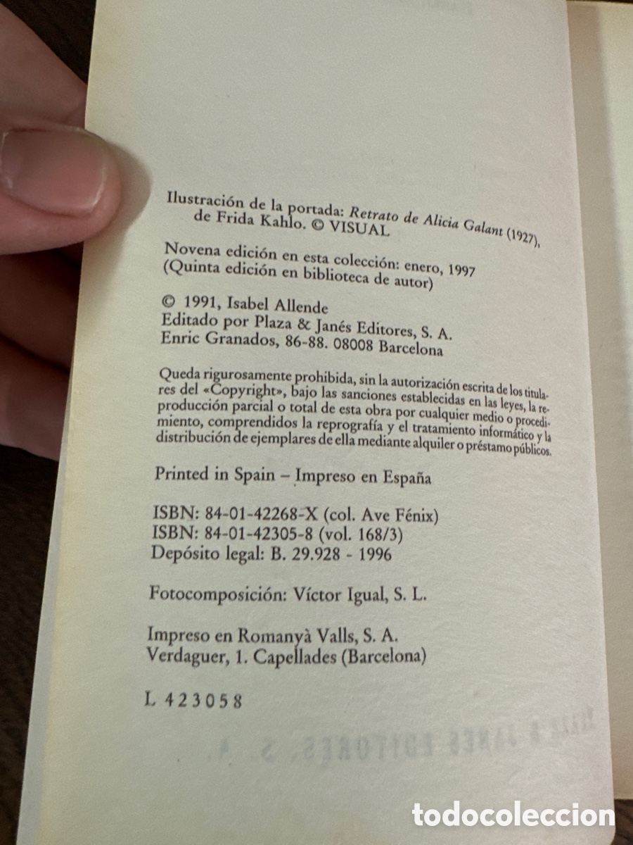 Libros de segunda mano: EVA LUNA - ISABEL ALLENDE - Foto 3