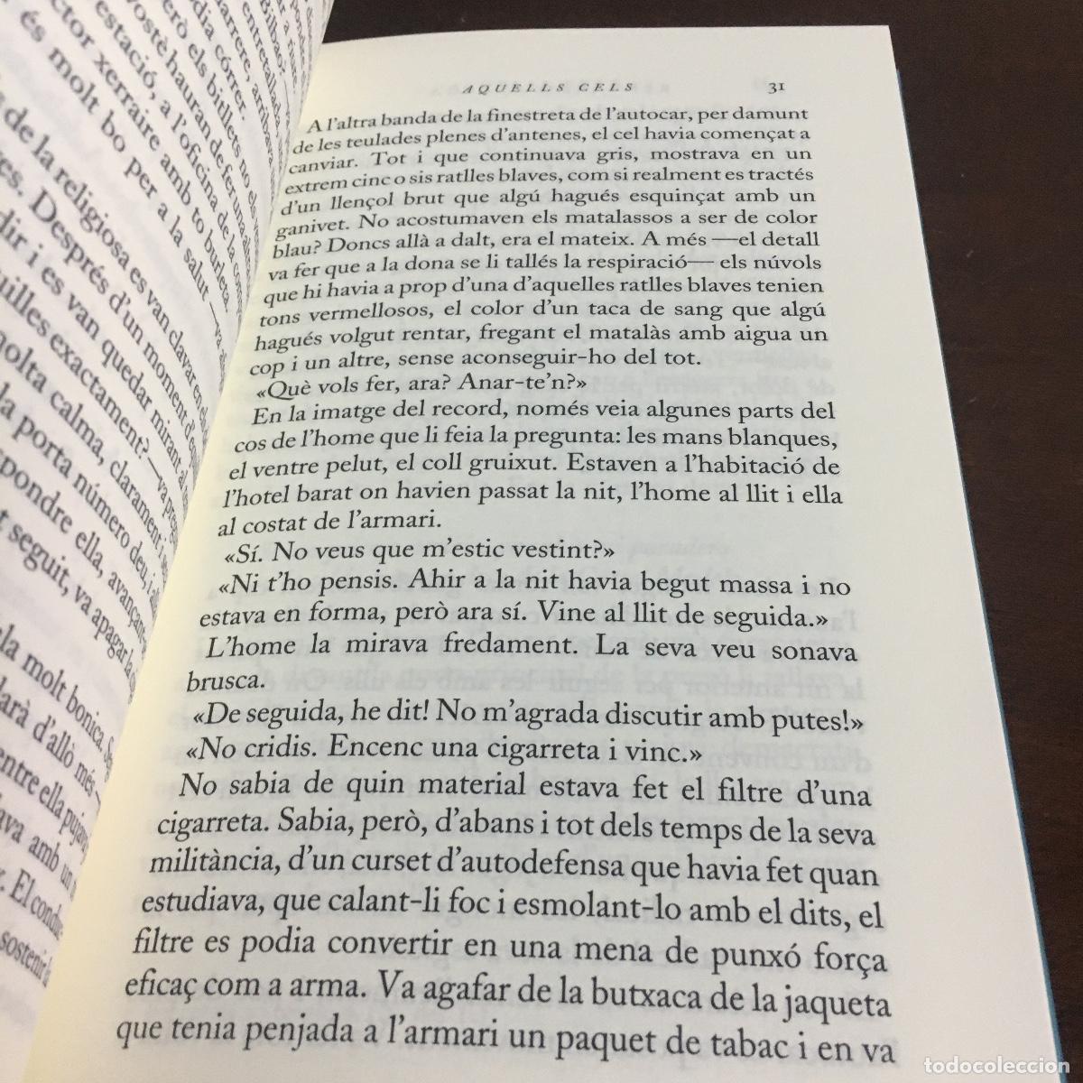 Libros de segunda mano: Bernardo Atxaga - Aquells cels REF: 1706 - Foto 3