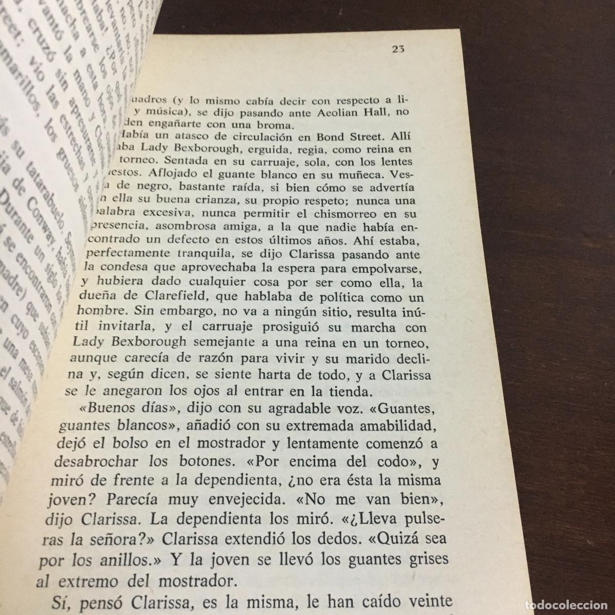 Libros de segunda mano: La se&ntilde;ora Dalloway. - Woolf, Virginia. REF: 1727 - Foto 2