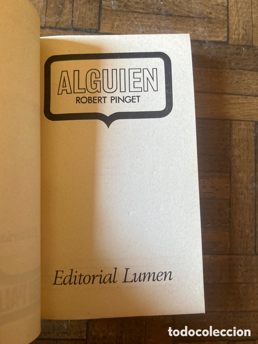 Libros de segunda mano: Alguien - Robert Pinget - Lumen (1966) - Foto 3