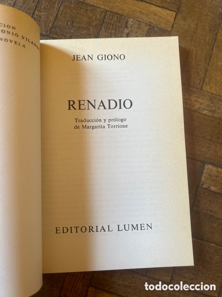 Libros de segunda mano: Renadio - Jean Giono - Lumen (1981) - Foto 3