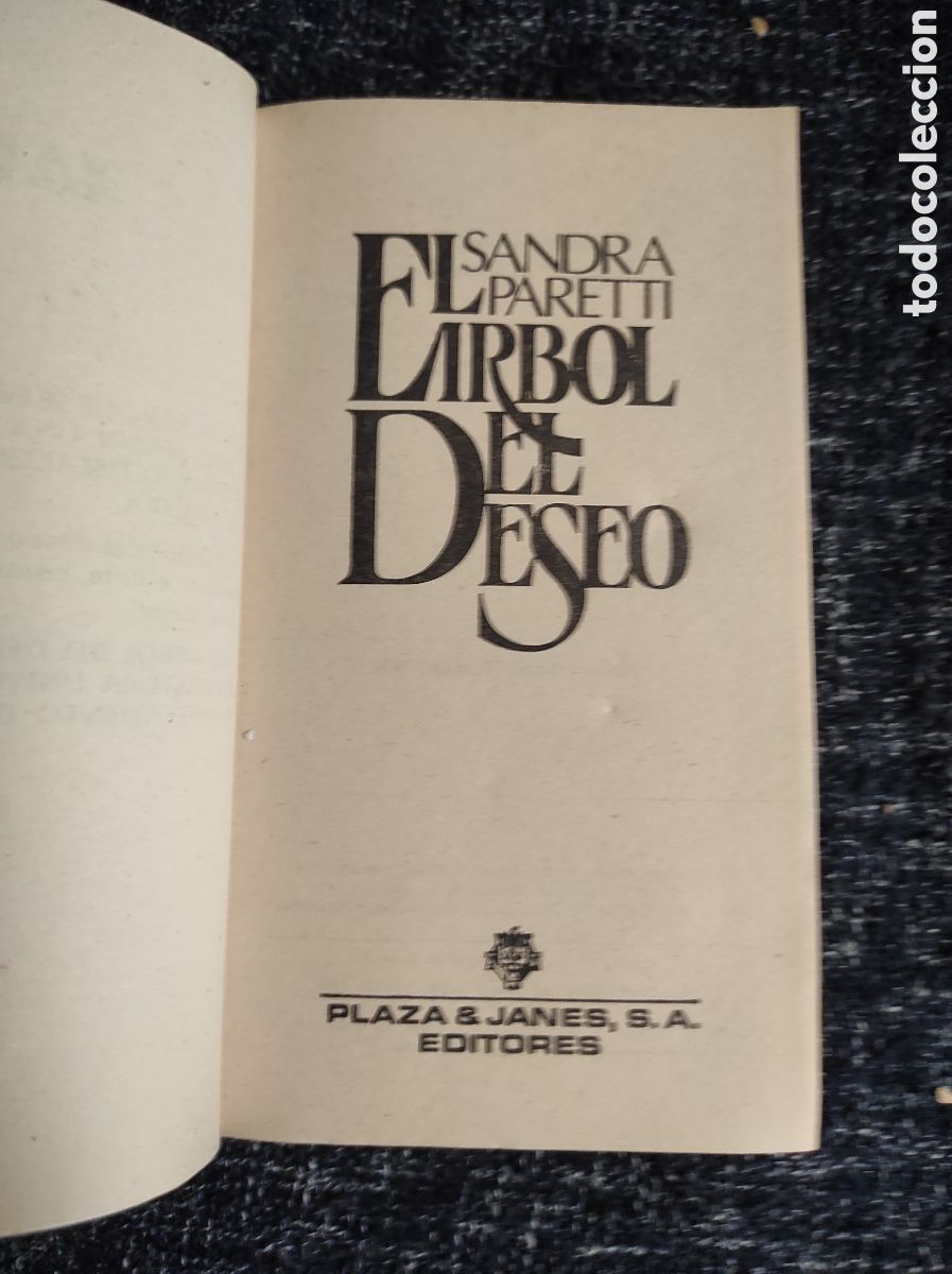Libros de segunda mano: EL &Aacute;RBOL DEL DESEO / SANDRA PARETTI - Foto 2