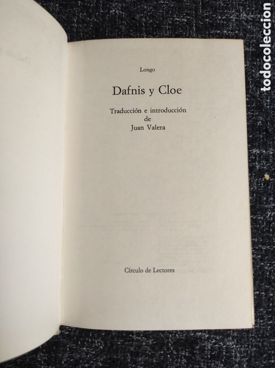 Libros de segunda mano: DAFNIS Y CLOE. / LONGO - Foto 2