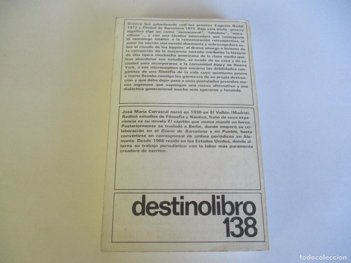Libros de segunda mano: JOS&Eacute; M&ordf; CARRASCAL Groovy W21689 - Foto 2