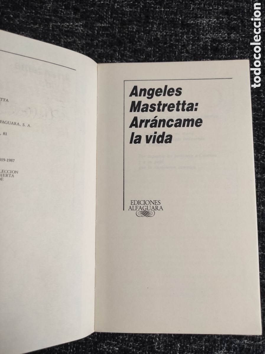 Libros de segunda mano: ARR&Aacute;NCAME LA VIDA / &Aacute;NGELES MASTRETTA - Foto 3