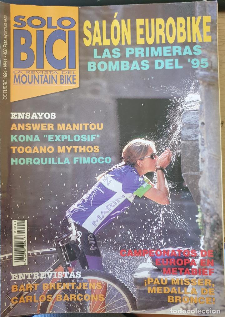 Libri di seconda mano: SOLO BICI. LA REVISTA DEL MOUNTAIN BIKE. OCTUBRE 1994 N&ordm; 41. -