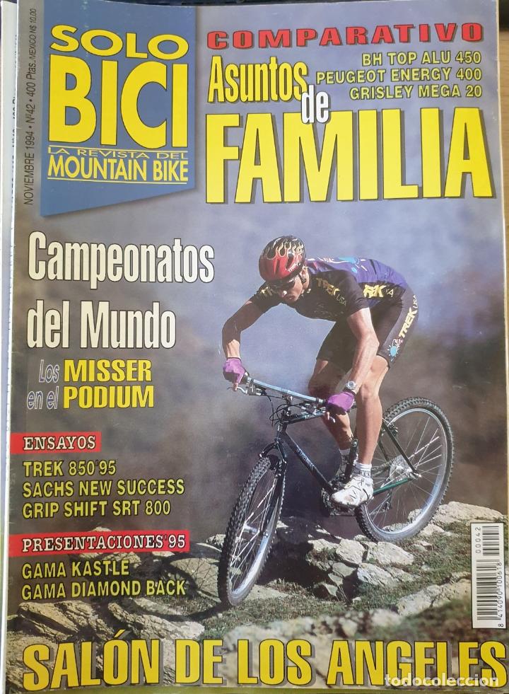 Libri di seconda mano: SOLO BICI. LA REVISTA DEL MOUNTAIN BIKE. NOVIEMBRE 1994 N&ordm; 42. -