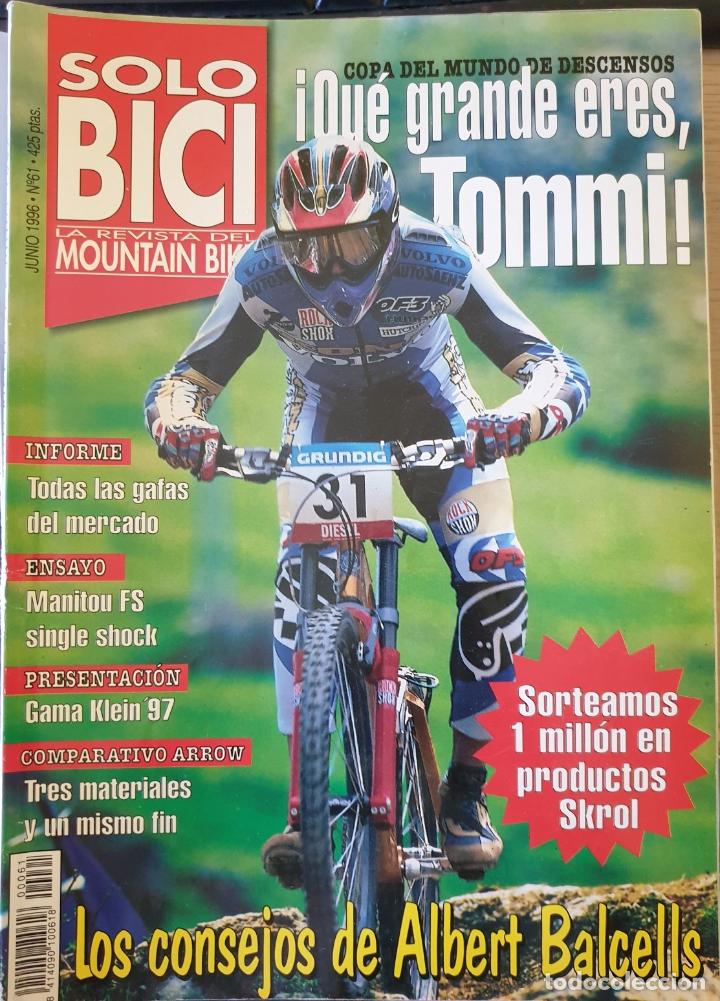 Libri di seconda mano: SOLO BICI. LA REVISTA DEL MOUNTAIN BIKE. JUNIO 1996 N&ordm; 61. -