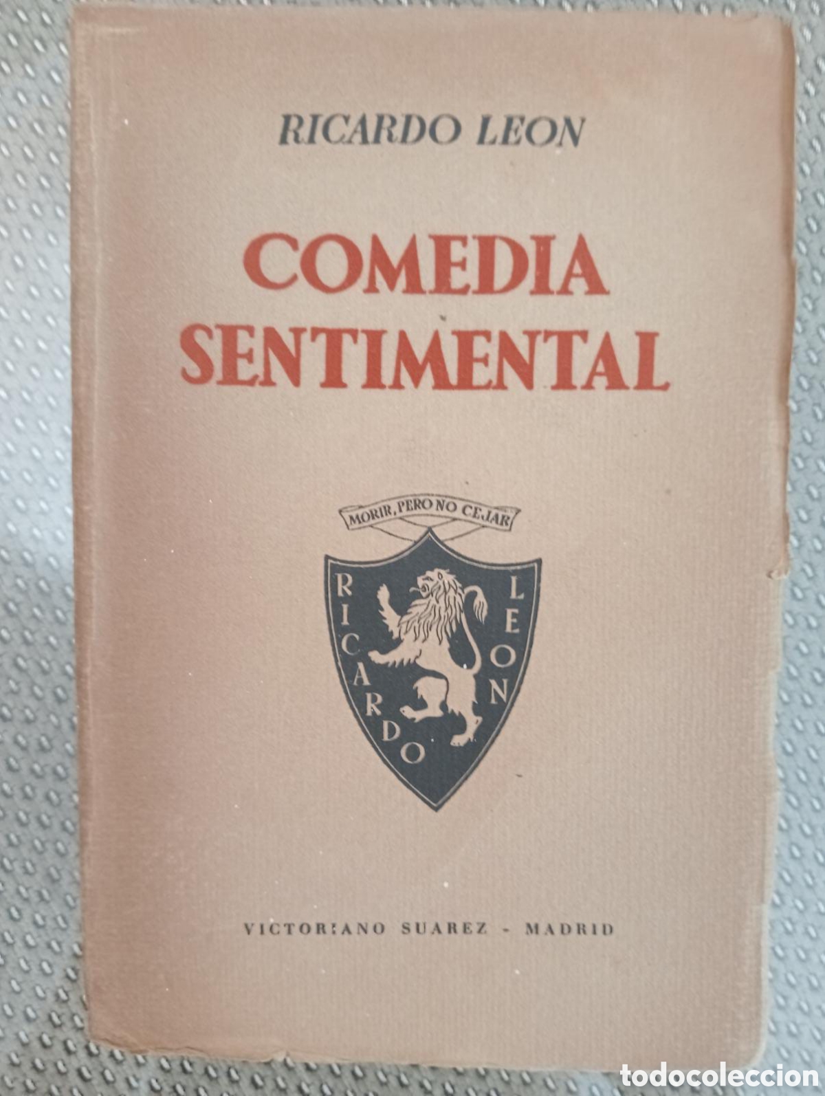 Libros de segunda mano: Comedia sentimental / Ricardo Le&oacute;n. - Foto 1