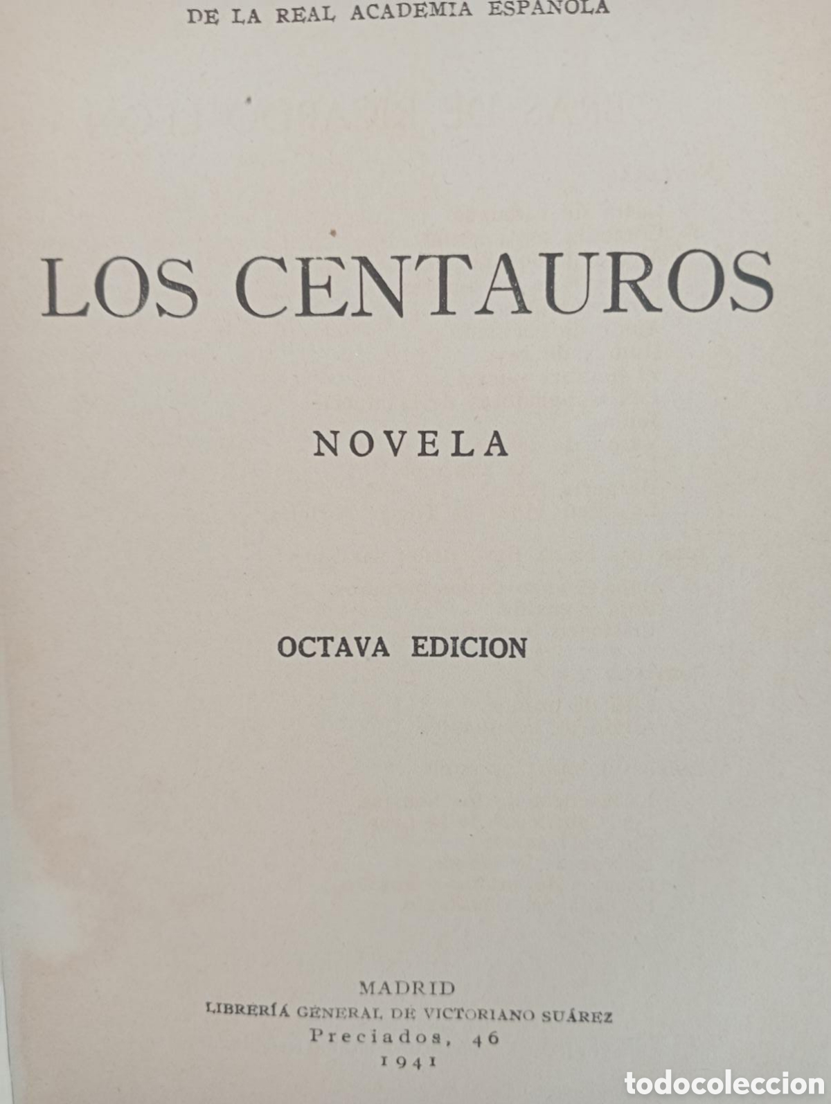 Libros de segunda mano: Los centauros / Ricardo Le&oacute;n - Foto 2