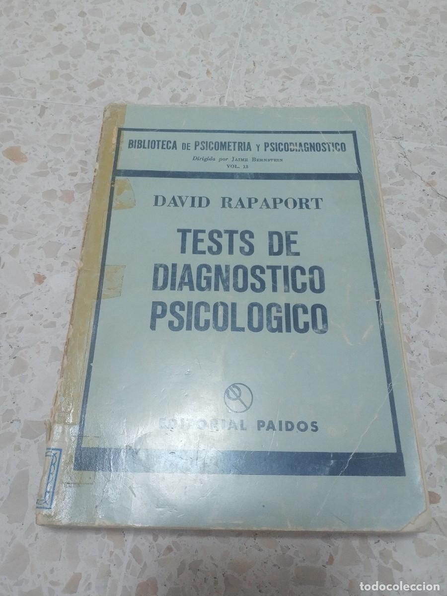 Libros de segunda mano: TEST DE DIAGNOSTICO PSICOLOGICO - Foto 1