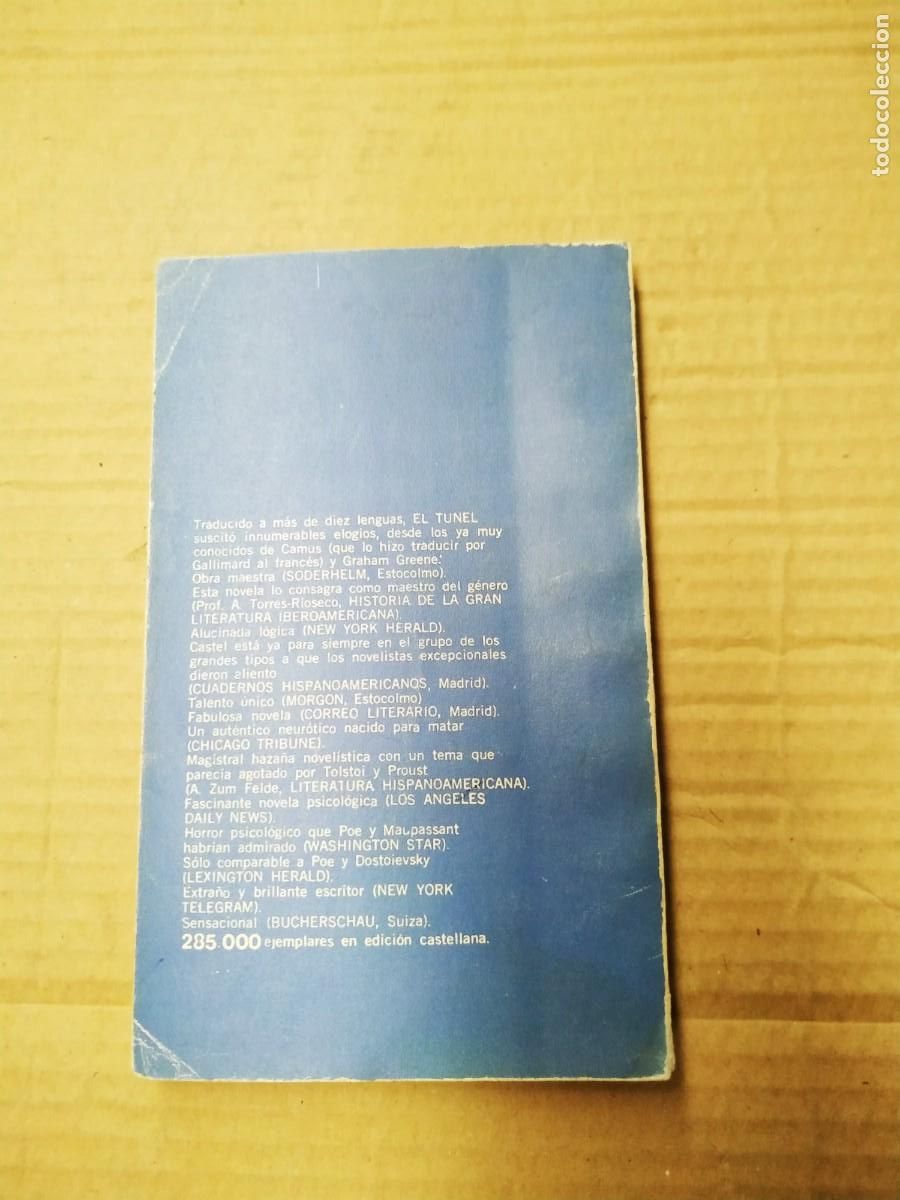 Libros de segunda mano: El t&uacute;nel - Ernesto Sabato - Foto 2