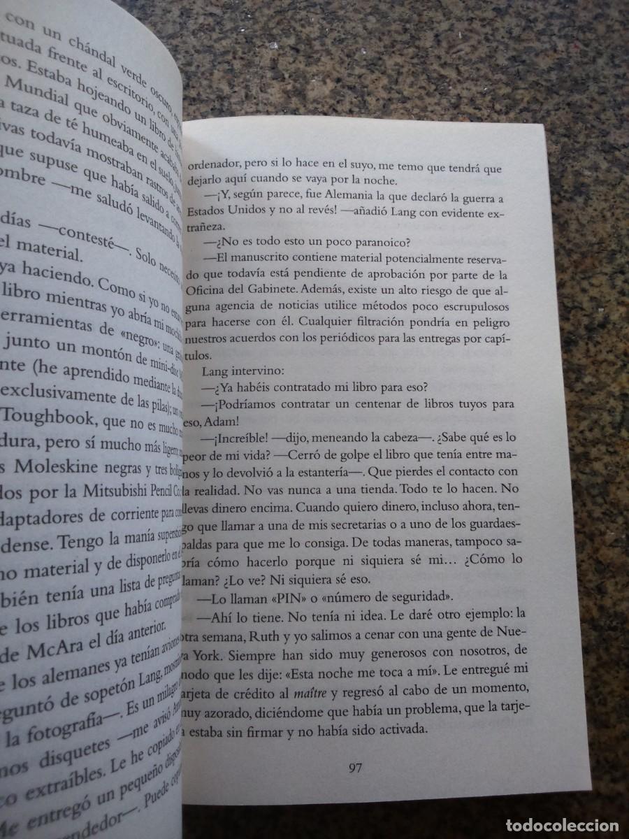 Libros de segunda mano: EL PODER EN LA SOMBRA ( EL ESCRITOR ) -- ROBERT HARRIS -- DEBOLSILLO -- - Foto 2
