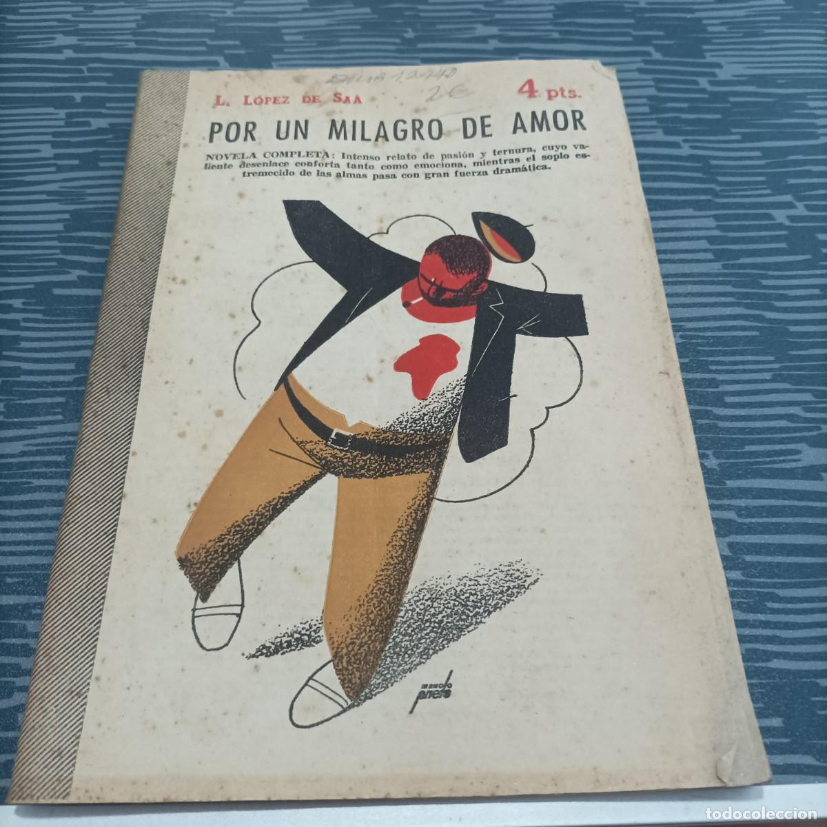 Gebrauchte B&uuml;cher: POR UN MILAGRO DE AMOR,L.LOPEZ DE SAA,1956,63 PAG.