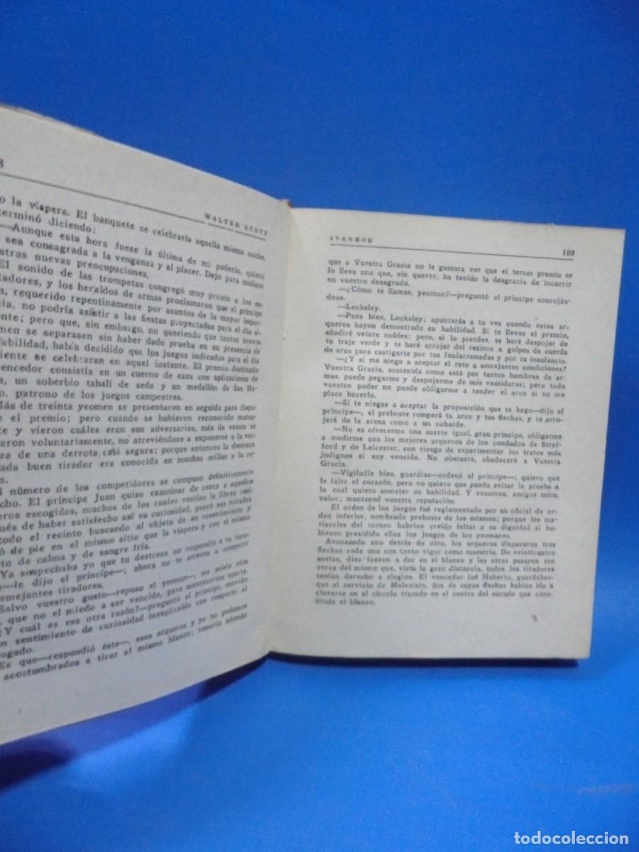 Libros de segunda mano: IVANHOE. WALTER SCOTT. 1945. PAGS : 354. - Foto 3