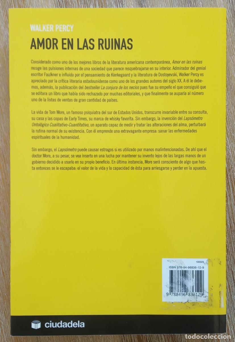 Libros de segunda mano: AMOR EN LAS RUINAS - WALKER PERCY - Foto 2