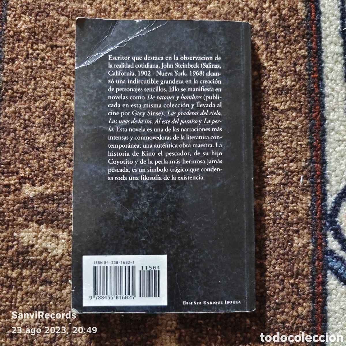 Libros de segunda mano: LA PERLA (JOHN STEINBECK) (POCKET EDHASA) - Foto 2