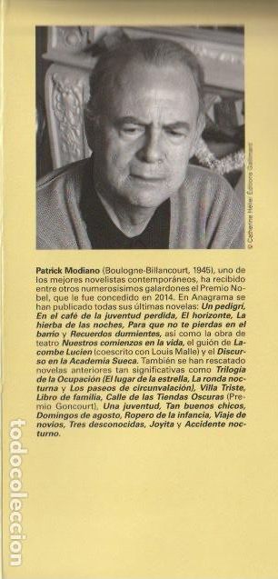 Libros de segunda mano: Nuestros comienzos en la vida / Patrick Modiano -1&ordf; edici&oacute;n. - Foto 3