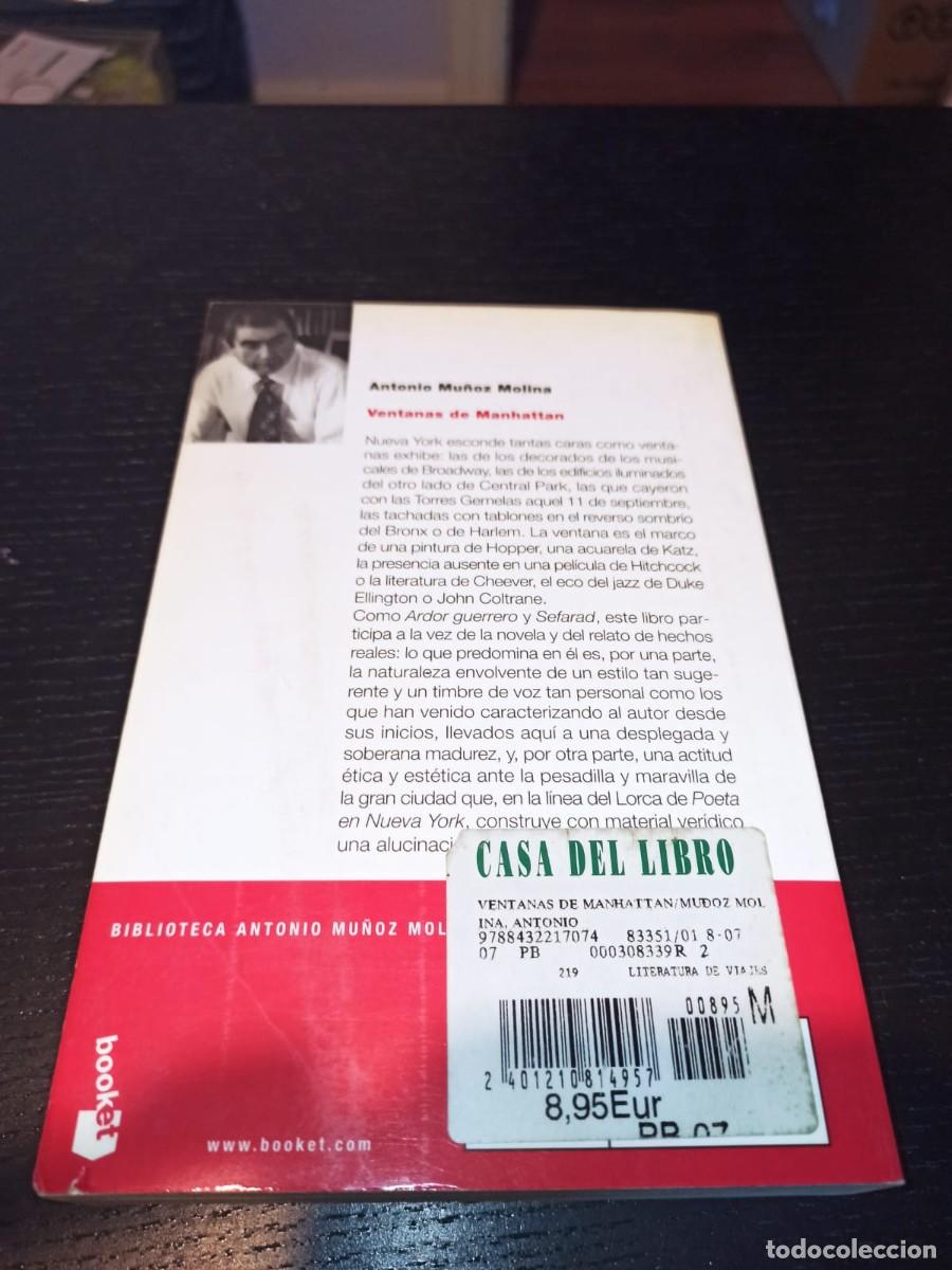Libros de segunda mano: Libro Antonio Mu&ntilde;oz Molina - Foto 2