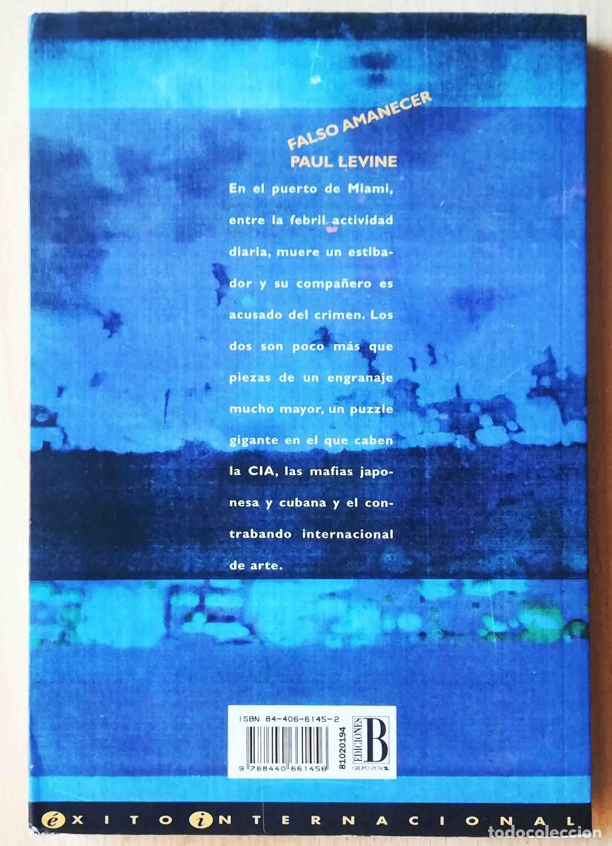 Libros de segunda mano: Falso amanecer (Paul Levine) Ediciones B 1996 - Foto 3
