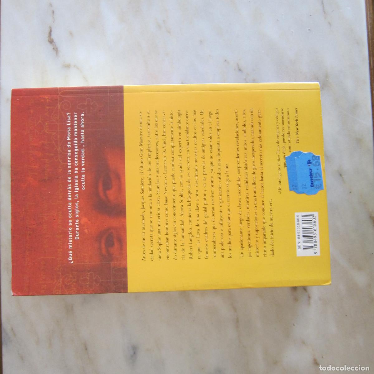 Libros de segunda mano: EL C&Oacute;DIGO DA VINCI - DAN BROWN (UMBRIEL) NOVELA - Foto 2