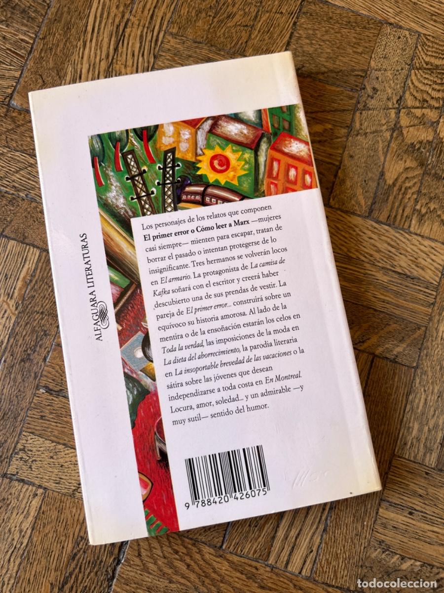 Libros de segunda mano: El primer error o C&oacute;mo leer a Marx - Kate Pullinger - Foto 4